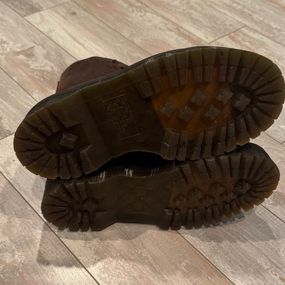 Dr. Martens SINCLAIR Crazy Horse Leather Platform Boots Dark Brown - Picture 7 of 10